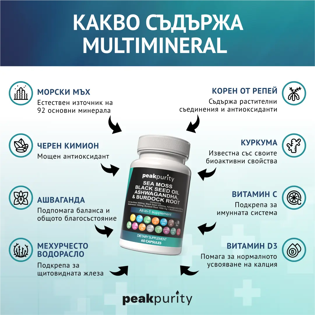 15 в 1 - Морски мъх и черно семе
